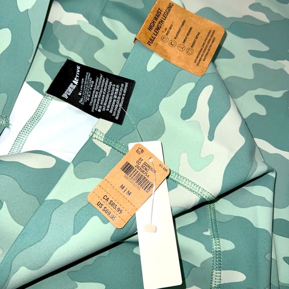 Victoria’s Secret PINK Active Compression Legging High Waist Full Length Camo M - Picture 5 of 5